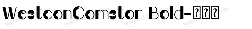 WestconComstor Bold字体转换